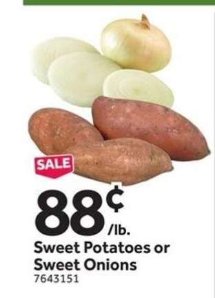 Sweet Potatoes or Sweet Onions