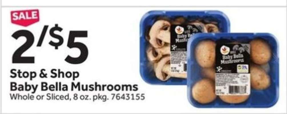 Stop & Shop Baby Bella Mushrooms