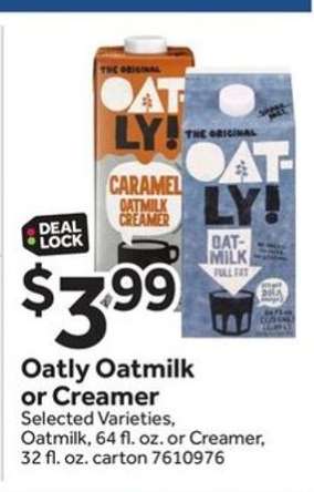 Oatly! Oatmilk or Creamer