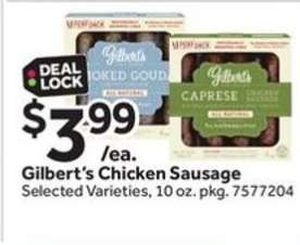 Gilbert's Chicken Sausage