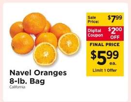 Navel Oranges 8-lb. Bag