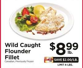 Wild Caught Flounder Fillet