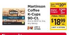 Martinson Coffee K-Cups 90 - Ct
