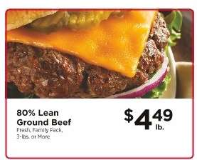80% Lean Ground Beef