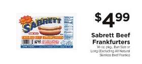 Sabrett Beef Frankfurters