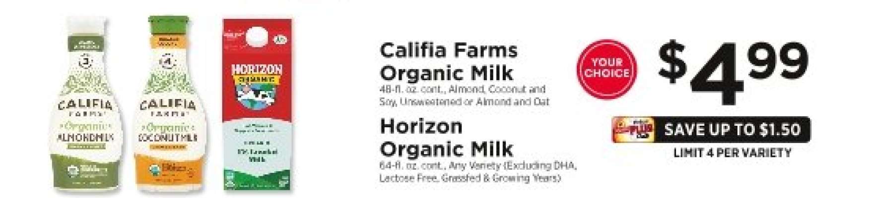 Califia Farms Organic Milk