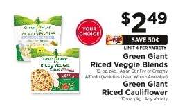 Green Giant Riced Veggie Blends / Green Giant Riced Cauliflower