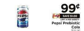 Pepsi Prebiotic Cola