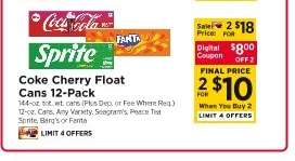 Coke Cherry Float Cans 12-Pack