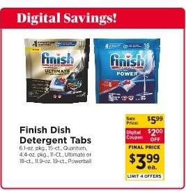 Finish Dish Detergent Tabs