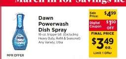 Dawn Powerwash Dish Spray