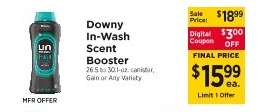 Downy In-Wash Scent Booster