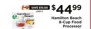 Hamilton Beach 8-Cup Food Processor