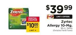 Zyrtec Allergy 10 mg