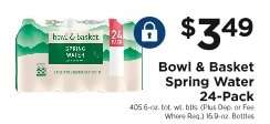 Bowl & Basket Spring Water 24-Pack
