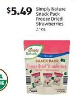 Simply Nature Snack Pack Freeze-Dried Strawberries