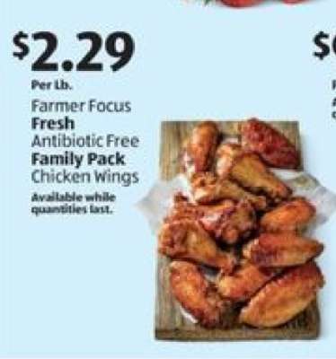 Farmer Focus Fresh Antibiotic Free Family Pack Chicken Wings