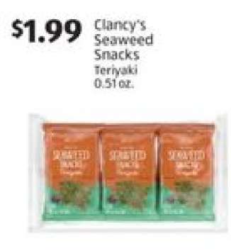 Clancy's Seaweed Snacks
