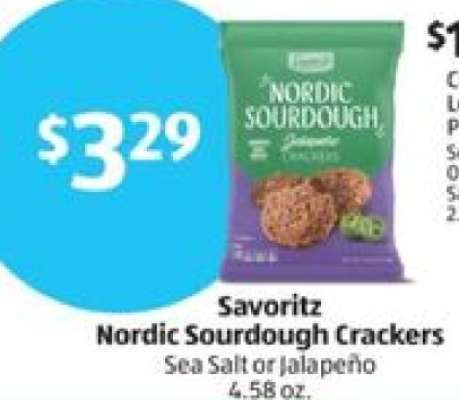 Savoritz Nordic Sourdough Crackers
