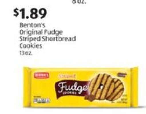 Benton's Original Fudge Striped Shortbread Cookies