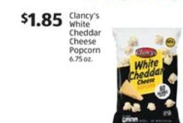 Clancy's White Cheddar Cheese Popcorn