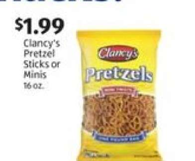 Clancy's Pretzel Sticks or Minis