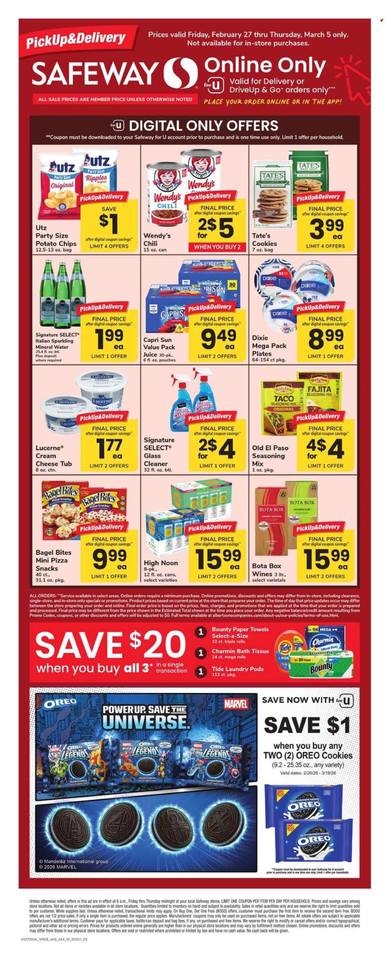 Safeway ad - 02/27/2026 - 03/05/2026. Page 1