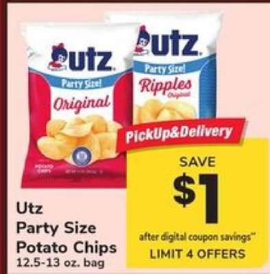 Utz Party Size Potato Chips