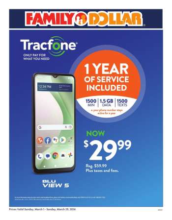 Family Dollar Flyer - 03/01/2026 - 03/29/2026.
