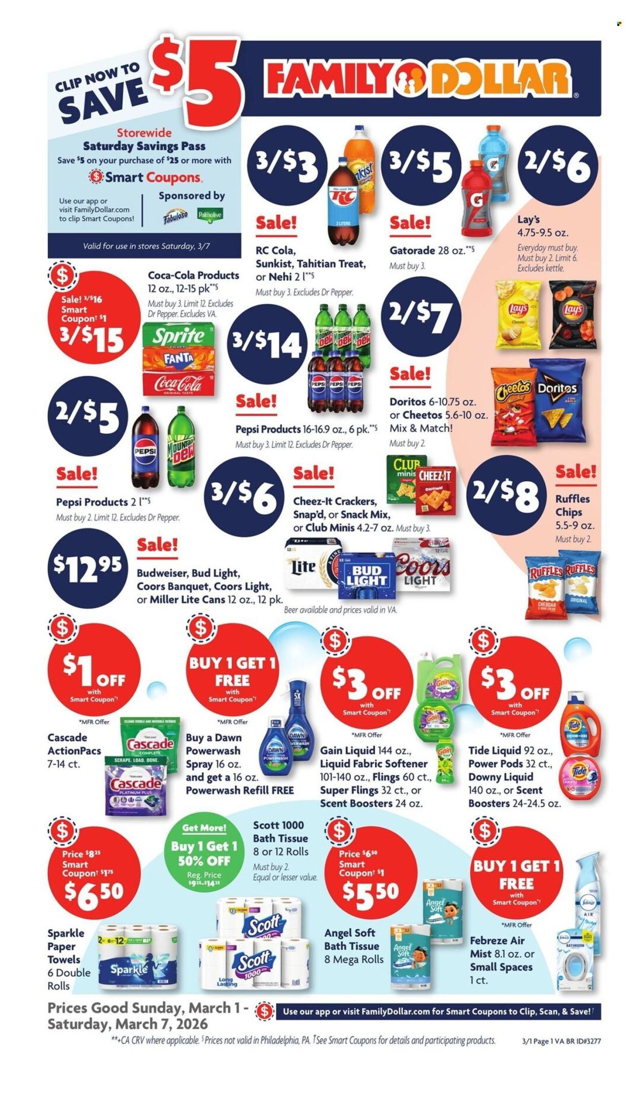 Family Dollar ad - 03/01/2026 - 03/07/2026. Page 1