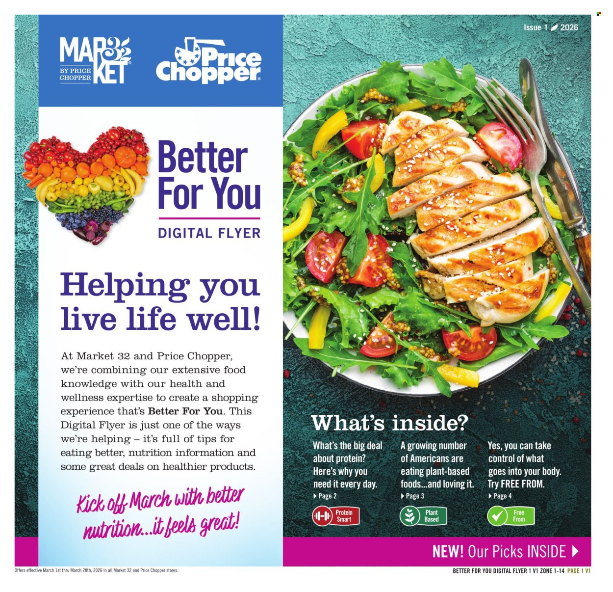 Price Chopper ad - 03/01/2026 - 03/28/2026. Page 1
