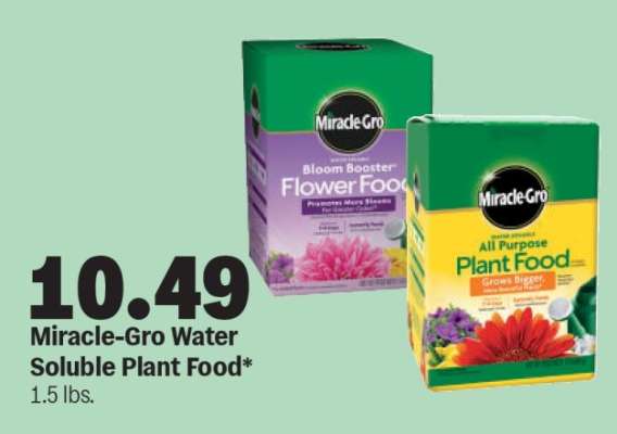 Miracle-Gro Water Soluble Plant Food