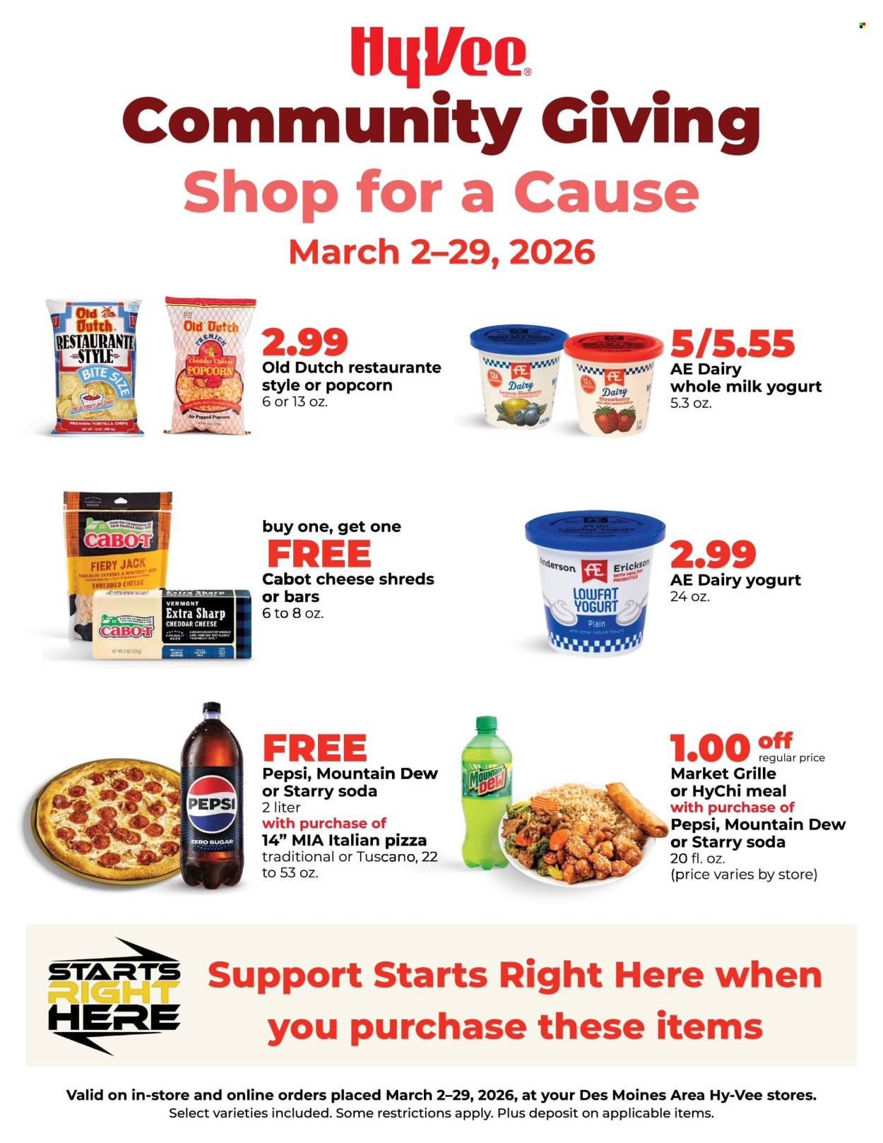 Hy-Vee ad - 03/02/2026 - 03/29/2026. Page 1