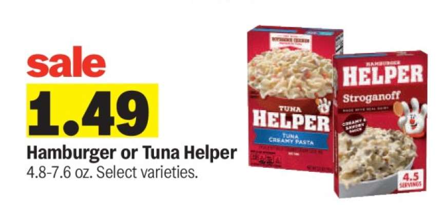 Hamburger or Tuna Helper