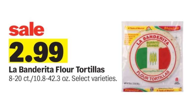 La Banderita Flour Tortillas