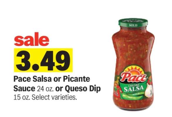 Pace Salsa or Picante Sauce or Queso Dip