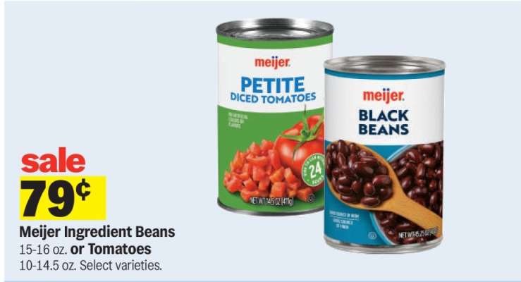 Meijer Ingredient Beans or Tomatoes