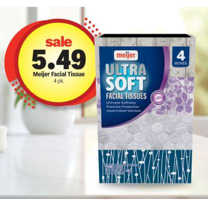 Meijer Facial Tissue*