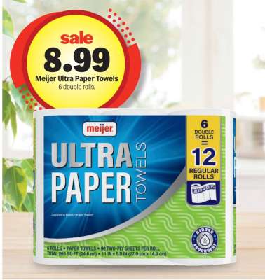 Meijer Ultra Paper Towels*