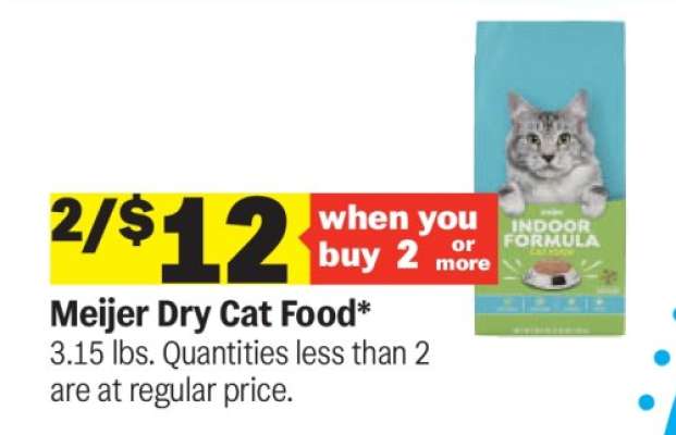 Meijer Dry Cat Food