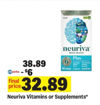 Neuriva Vitamins or Supplements