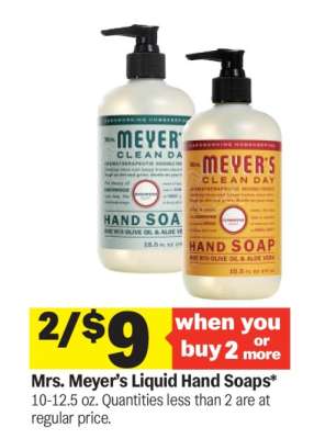 Mrs. Meyer's Liquid Hand Soaps*