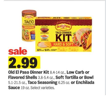 Old El Paso Dinner Kit