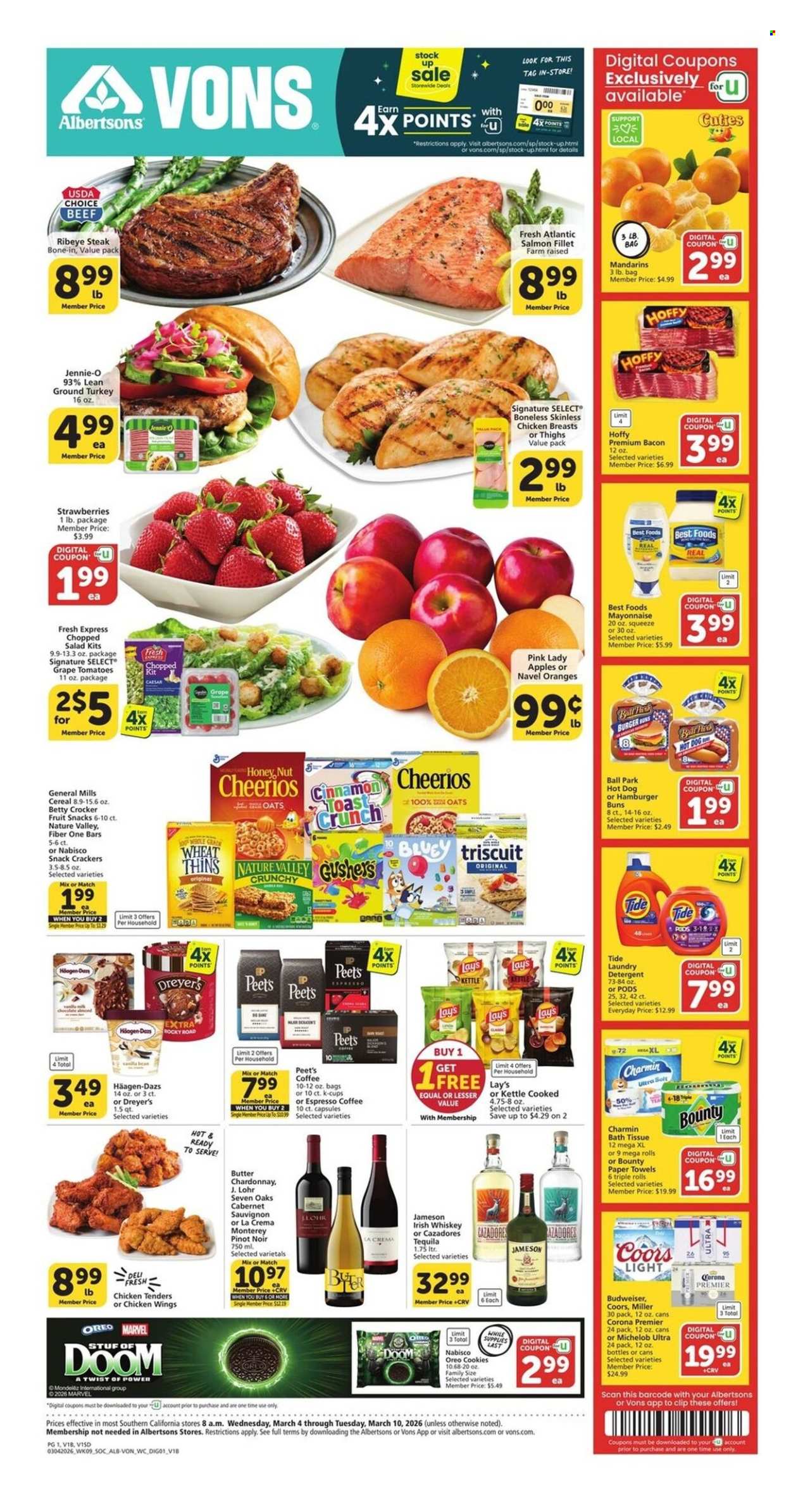 Albertsons ad - 03/04/2026 - 03/10/2026. Page 1