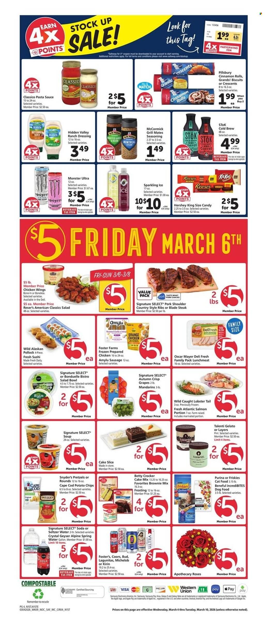 Safeway ad - 03/04/2026 - 03/10/2026. Page 4