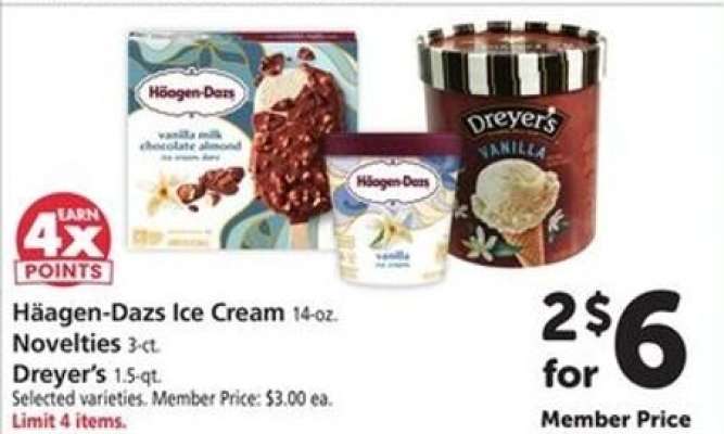 Häagen-Dazs Ice Cream & Dreyer’s