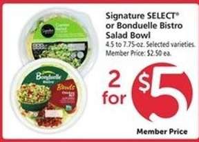 Signature SELECT or Bonduelle Bistro Salad Bowl