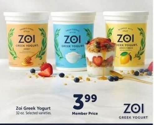 Zoi Greek Yogurt