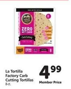 La Tortilla Factory Carb Cutting Tortillas