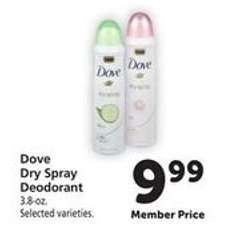 Dove Dry Spray Deodorant